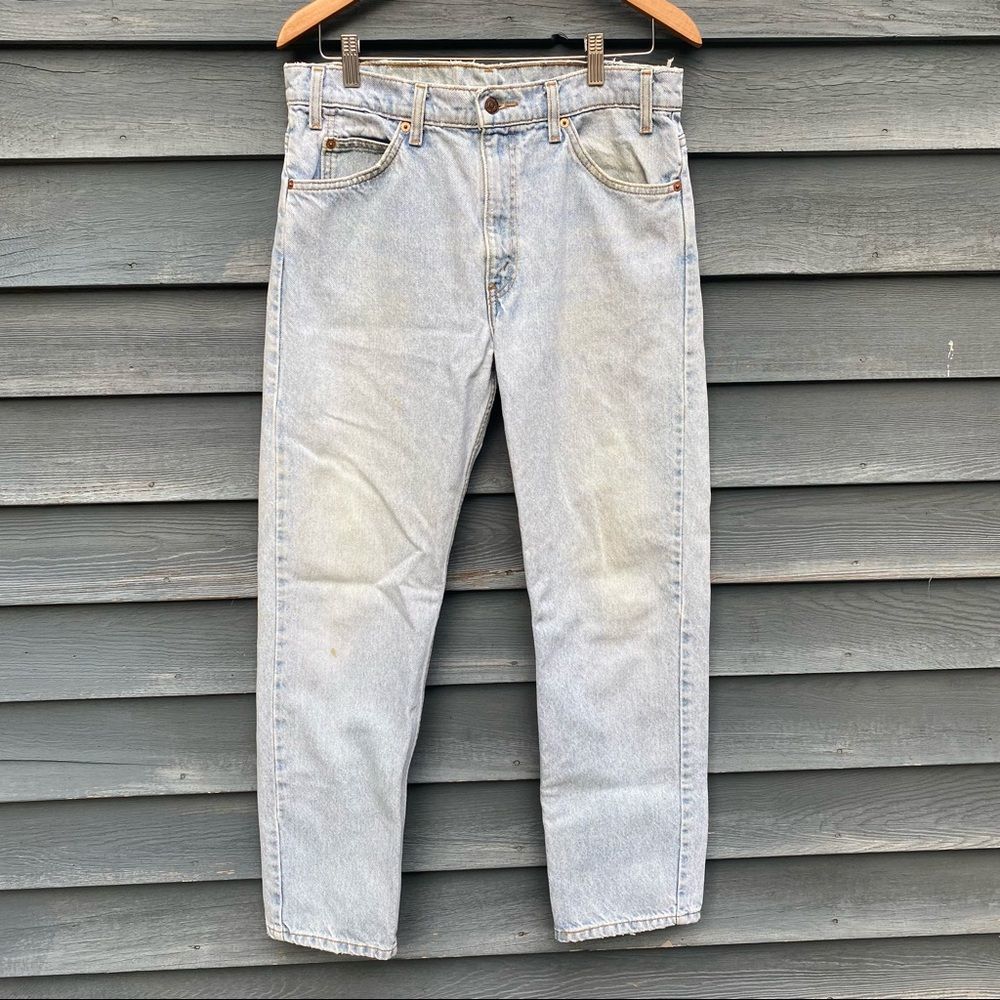 Levi’s Vintage 505 orange tab high waisted jeans 33x39